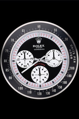 Replica Rolex Daytona Cosmograph Wall Clock Black-Red 622480 Watches