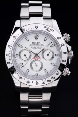Silver Stainless Steel Band Top Quality Replica Rolex Daytona Luxury 5257 Watches
