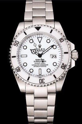 Replica Rolex Submariner Bamford White Dial Stainless Steel Bracelet 1453863 Watches